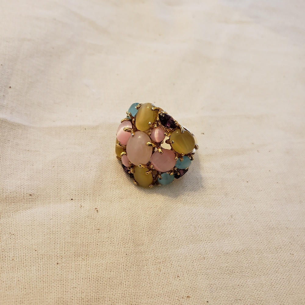 Vintage Multi-stone cocktail ring